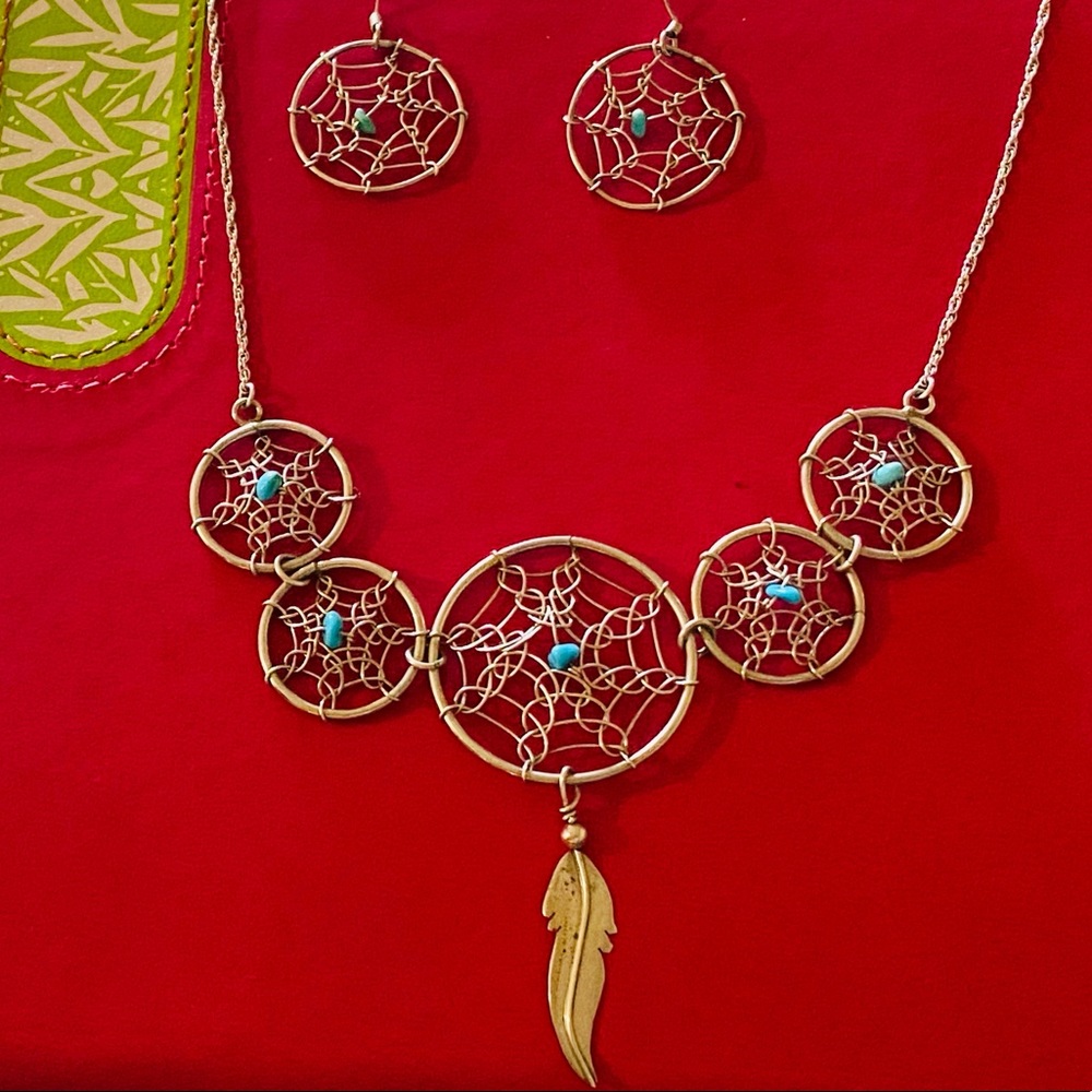 925 silver dream Catcher set